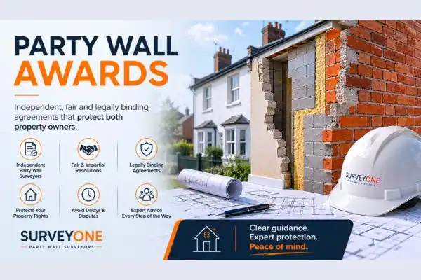 Contact our team today to see if you require party wall awards Dartford